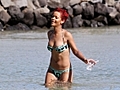 Rihanna Rocks a Teeny Bikini | BahVideo.com