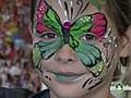 How to Face Paint a Butterfly | BahVideo.com
