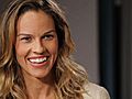 10 Questions for Hilary Swank | BahVideo.com