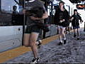 Mall Cops Mall of America No Pants Day | BahVideo.com