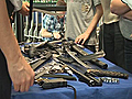 Banned weapons campaign at Glasgow Airport | BahVideo.com