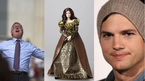 Pop Chart Kutcher Tweets Glenn Beck Designs and Barbie Becomes Art | BahVideo.com