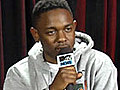 Kendrick Lamar Talks About RZA Sample | BahVideo.com