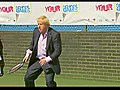Boris Johnson tennis ace | BahVideo.com