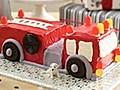 How to make a fire engine cake | BahVideo.com