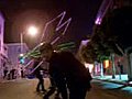 Downhill Human Skateboard Tetris | BahVideo.com
