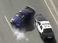 Stolen Car Spins Out | BahVideo.com