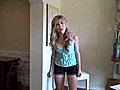 Jennette singing What Hurts the Most by Rascal  | BahVideo.com