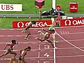 2011 Diamond League Sally Pearson edges Danielle Carruthers 100m hurdles | BahVideo.com