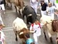 Bull Hit Runners Trampled in Spain | BahVideo.com