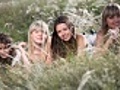 Four girls in field | BahVideo.com
