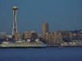 Seattle Ferry Cityscape | BahVideo.com