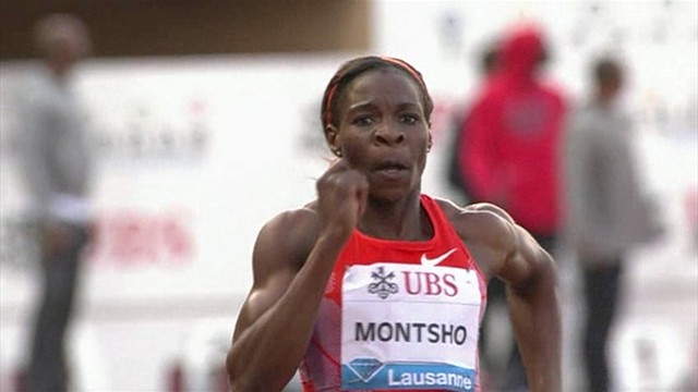 2011 Diamond League Lausanne Amantle Montsho wins 400m | BahVideo.com