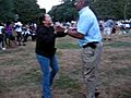 Assemblyman Gordon Johnson dancing up a storm at Englewood s 4th of July Party | BahVideo.com