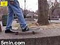 How To Skateboard Go Off A Ledge | BahVideo.com