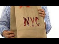 How to recycle brown paper bags into gift bags | BahVideo.com