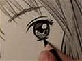 How To Draw A Manga Eye Line By Line | BahVideo.com
