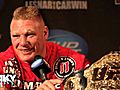 UFC 116 Lesnar vs Carwin Post Fight Press  | BahVideo.com
