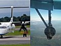 Flybe plane s wheel falls off sparking emergency landing drama | BahVideo.com