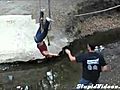Two Man Rope Swing Fail | BahVideo.com