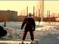 Propellor-Powered Skier | BahVideo.com