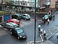 Parking rage pensioner rams car and runs over  | BahVideo.com