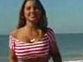 Hottie On The Beach | BahVideo.com