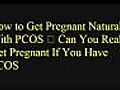 How to Get Pregnant Naturally With PCOS Can  | BahVideo.com
