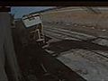 RAW VIDEO Surveillance tape of crash | BahVideo.com