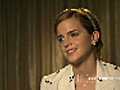 Emma Watson answers your questions | BahVideo.com