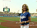 Mary Hart s 29 Years at amp 039 ET amp 039 Immortalized in Dodger Blue | BahVideo.com