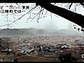 Japan Earthquake Helicopter aerial view video of giant tsunami waves japan tsunami | BahVideo.com