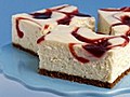 How to make New York style strawberry swirl cheesecake | BahVideo.com