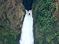 Kayaker plunges down a huge waterfall | BahVideo.com