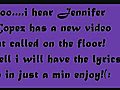 Jennifer Lopez- On The Floor | BahVideo.com