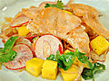 Crispy Fish Salad with Red Onion Mango and  | BahVideo.com