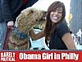 Obama Girl hits the Democratic debate in Philly | BahVideo.com
