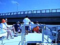 Boat Passes Under Low Bridge | BahVideo.com