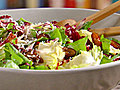Escarole Salad with Parmesan Dressing | BahVideo.com