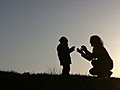 Mother Baby Play Sunset Stock Footage | BahVideo.com
