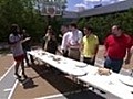 Can anyone beat Joey Chestnut s hot dog eating record  | BahVideo.com