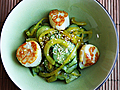 Ginger Cucumber Salad With Scallops | BahVideo.com