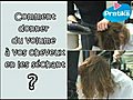 Comment donner du volume vos cheveux en les s chant  | BahVideo.com