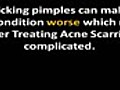 Treating Acne Scarring | BahVideo.com