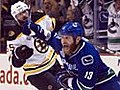 Canucks stun Bruins with late goal in Game 1 | BahVideo.com