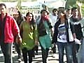 Delhi students march against college girl s  | BahVideo.com