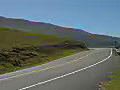 Royalty Free Stock Video HD Footage Winding Road on Haleakala Crater in Maui Hawaii | BahVideo.com