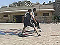 Iran Young men practise amp 039 street style amp 039 soccer tricks | BahVideo.com