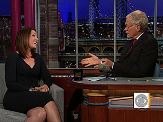 Video Erica Hill on Late Show with David  | BahVideo.com
