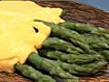 Vegetarian recipe Asparagus with three-minute  | BahVideo.com